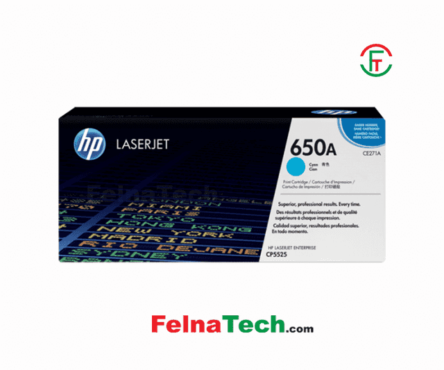 HP 650A Cyan Original LaserJet Toner