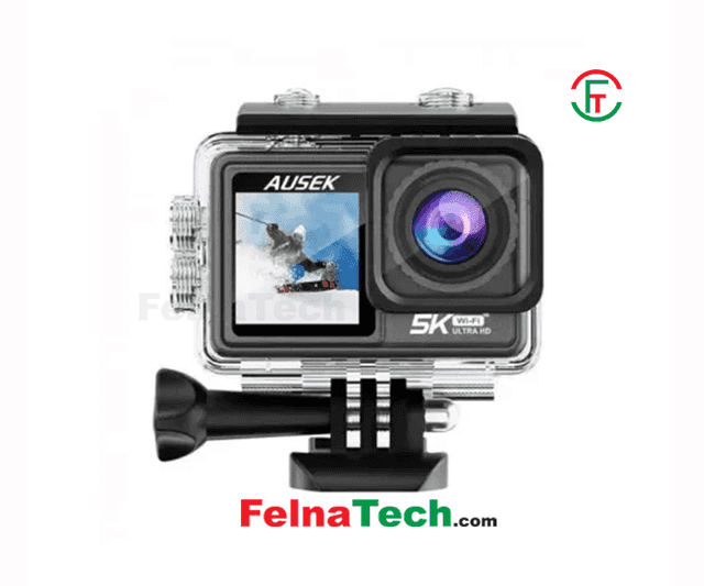 Ausek AT-S81TR Wireless Mic Combo 5K WIFI Action Camera