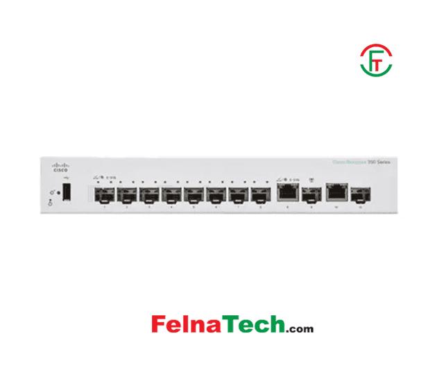 Cisco CBS350-8S-E-2G 10-Port Gigabit Managed Switch