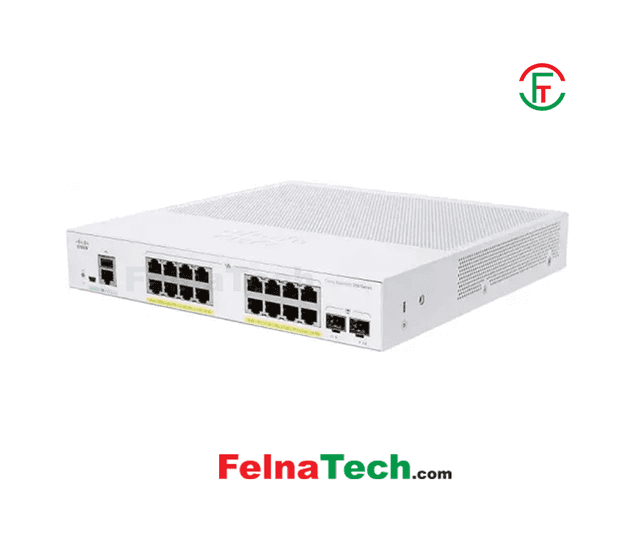 Cisco CBS350-16P-2G-UK 16 Port L3 GE Managed PoE Switch