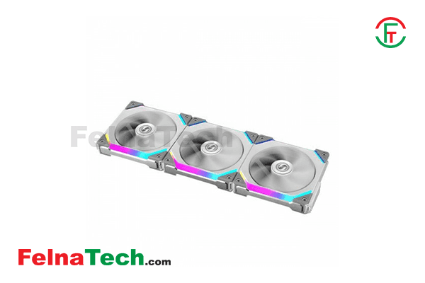 Lian Li UNI FAN SL120 3 IN 1 RGB Cooling Fan (White)