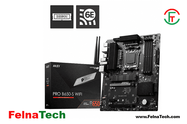 MSI Pro B650-S WiFi DDR5 AM5 ATX Motherboard