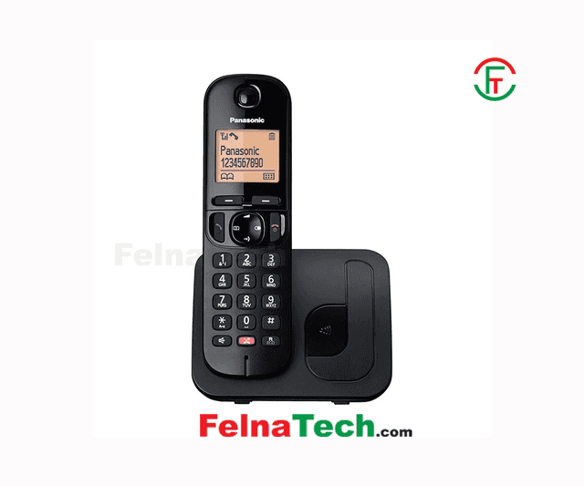 Panasonic KX-TGC250 Cordless Black Phone Set