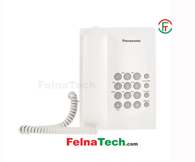 Panasonic KX-TS500MX Corded White Phone Set