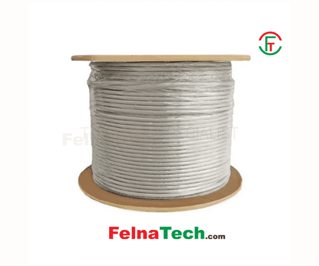 R&M R195718 CAT6A U-UTP 4P 500MHz 23AWG LSZH Gray 305m Installation Cable