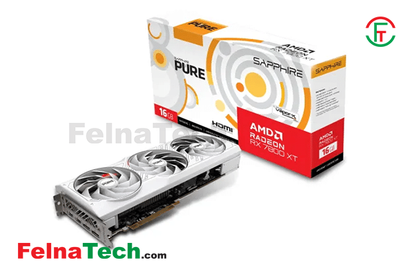 Sapphire PURE AMD Radeon RX 7800 XT 16GB GDDR6 Gaming Graphics Card