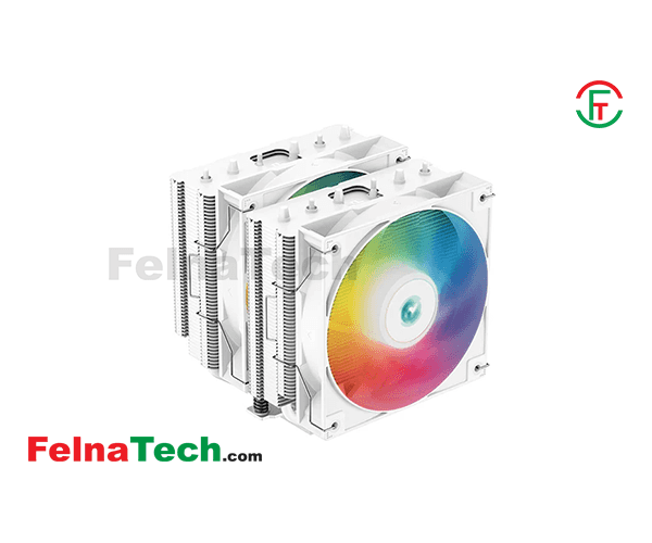 DeepCool AG620 WH ARGB Dual-tower 120mm CPU Cooler
