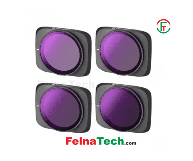 K&F Concept DJI Drone AIR 2S HD Filter Set-ND8/PL+ND16/PL+ND32/PL+ND64/PL-with a Se