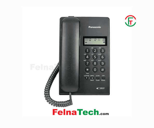 Panasonic KX-TSC60SX Corded Black Phone Set