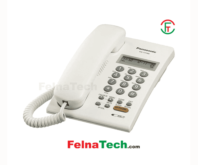 Panasonic KX-T7705 Analog Proprietary Corded White Phone Set