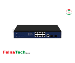 V-SOL V2108-2S-P 8-Port Gigabit L2 Managed PoE Switch with 2 SFP Slots